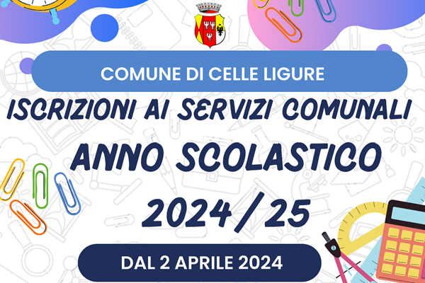 Manifesto iscrizioni servizi scolastici AS 2024/2025